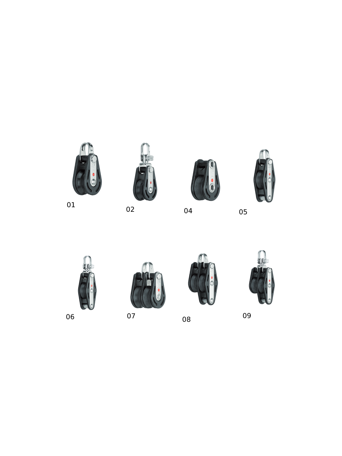 Sprenger block 8mm with ball bearing