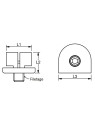 Plugs for back plate