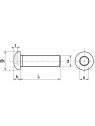 right threaded dome