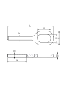 crimp large eye terminal