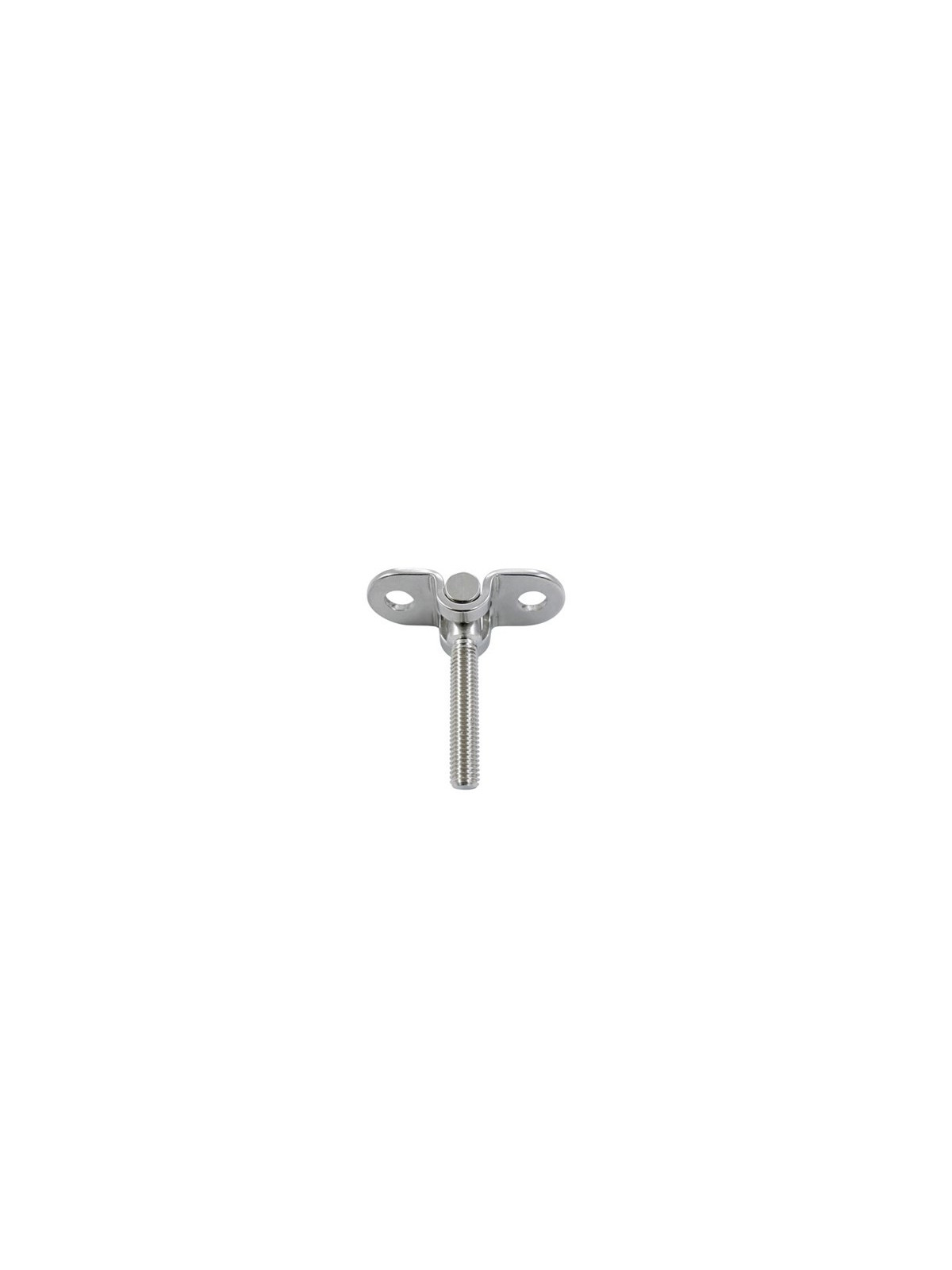 Toggled hasp with left metric thread
