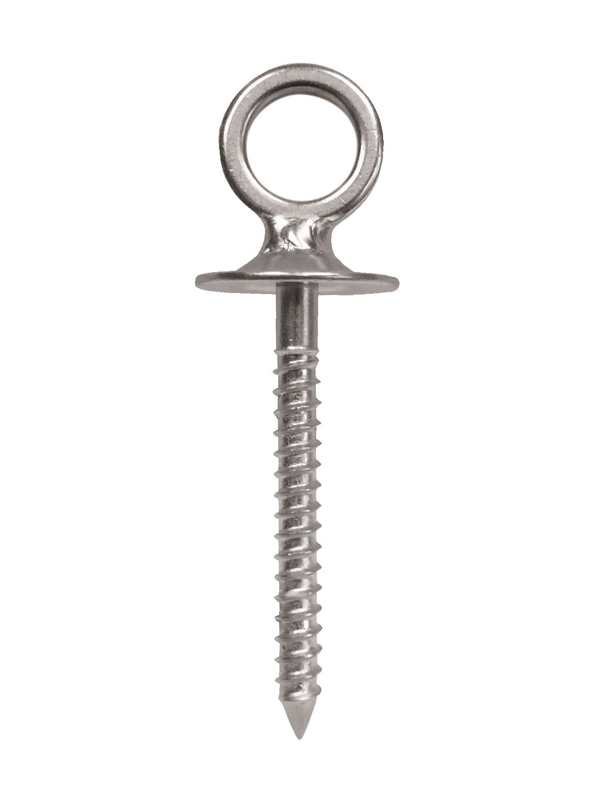 Eye bolt with base - wood screw