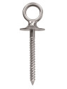 Eye bolt with base - wood screw