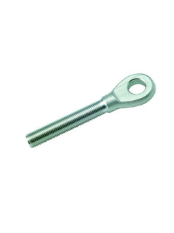 Ojo de rosca métrica derecha de acero inoxidable