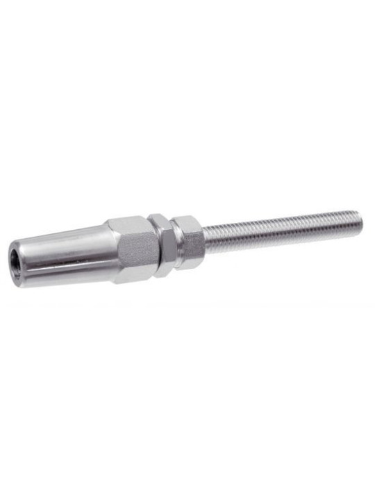 swageless threaded terminal