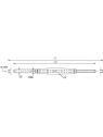 crimp closed threaded turnbuckle