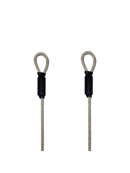 Élingue manchonnée inox - Boucle / Boucle sur mesure