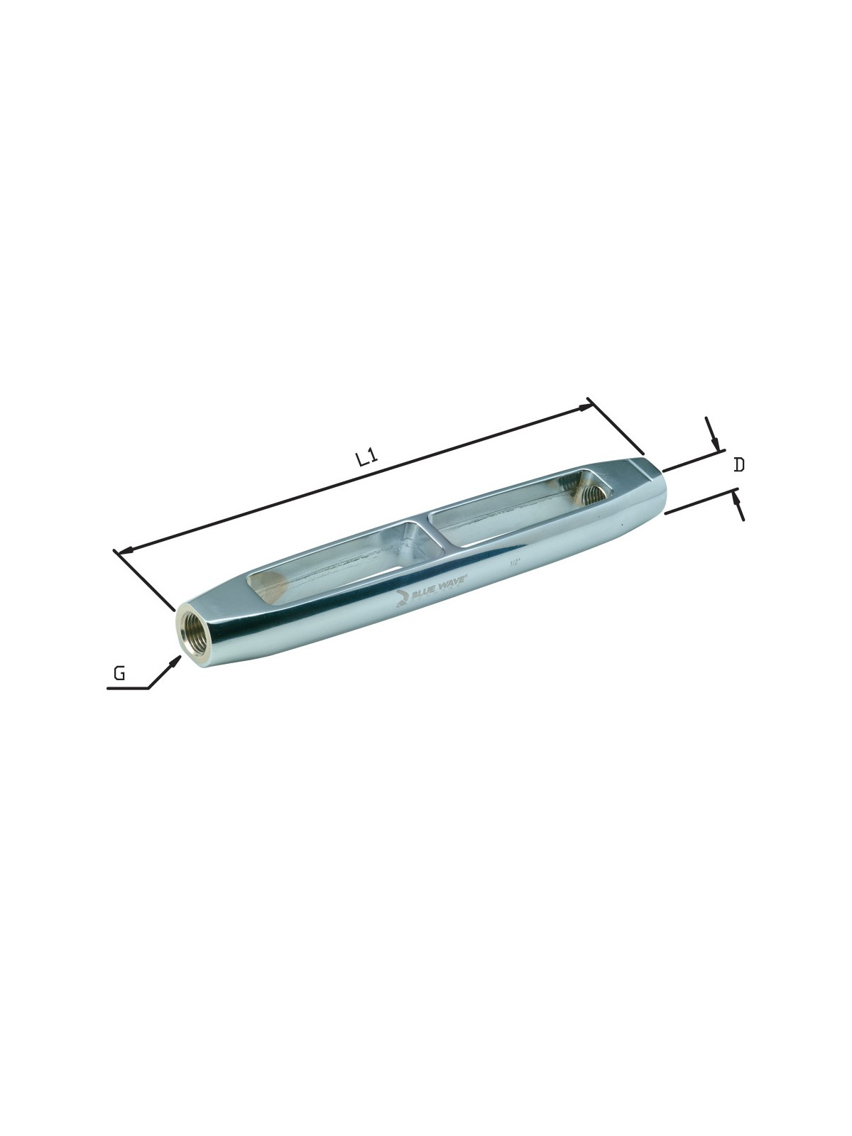 Corps ouvert bronze chromé