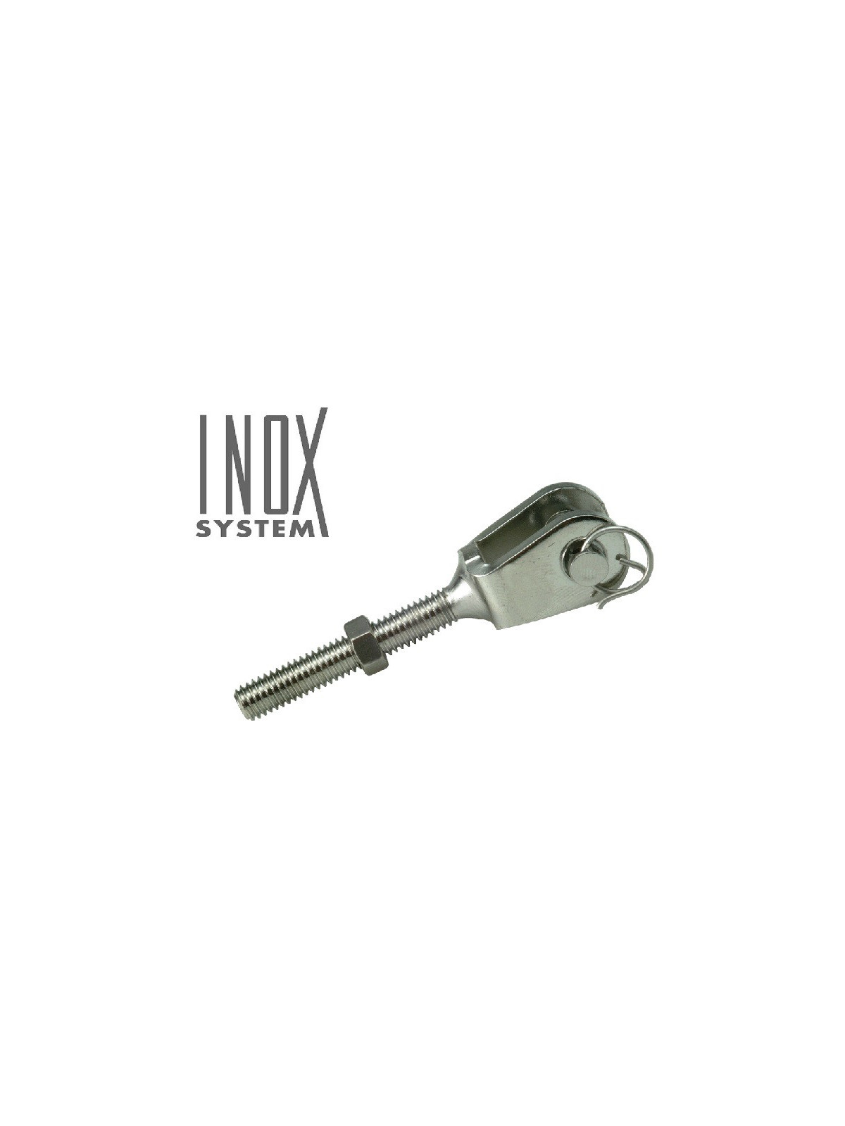 “Design” fixed welded fork with right thread - INOX System