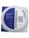 White coated Ø4mm (1*19) cable railing kit with fixed fork.