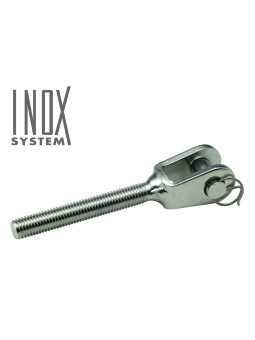 Horquilla fija con rosca métrica izquierda - Sistema INOX