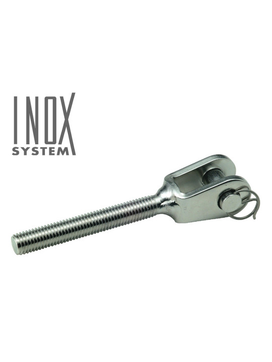 Horquilla fija con rosca métrica izquierda - Sistema INOX