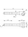 welded fixed fork