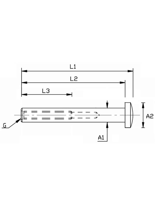 dôme design taraudé