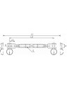 stainless steel closed turnbuckle