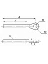 Ojo roscado de acero inoxidable métrico izquierdo barato en Inox System