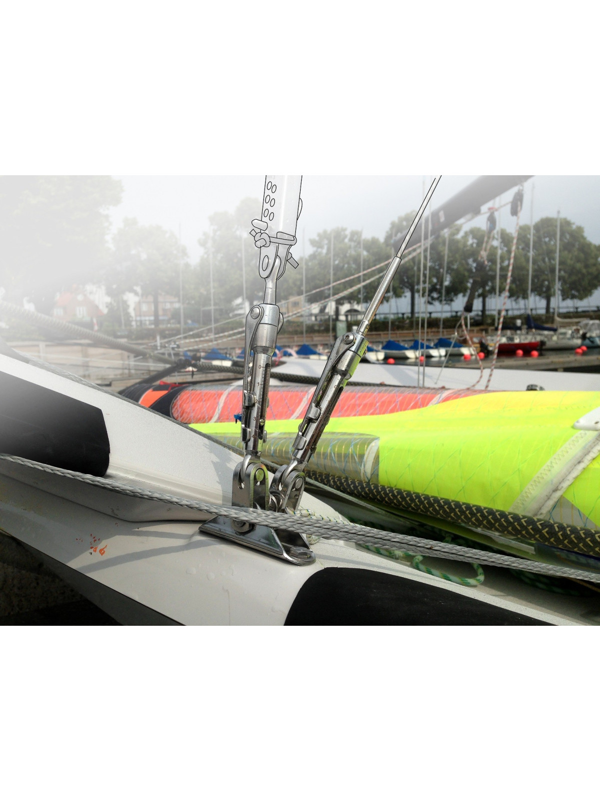 Quickrace graduated handle turnbuckle