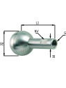 Threaded ball terminal
