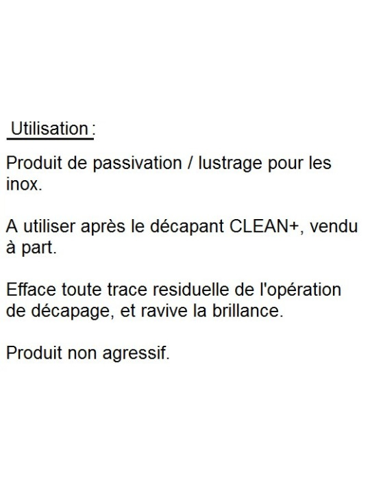 Lustrant pour inox "STAIN ZERO" 500 ml