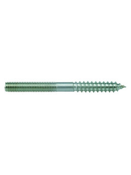combined wood screw and metric thread