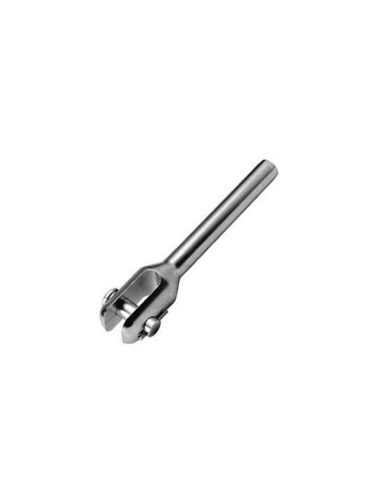 crimp with machined fixed fork terminal