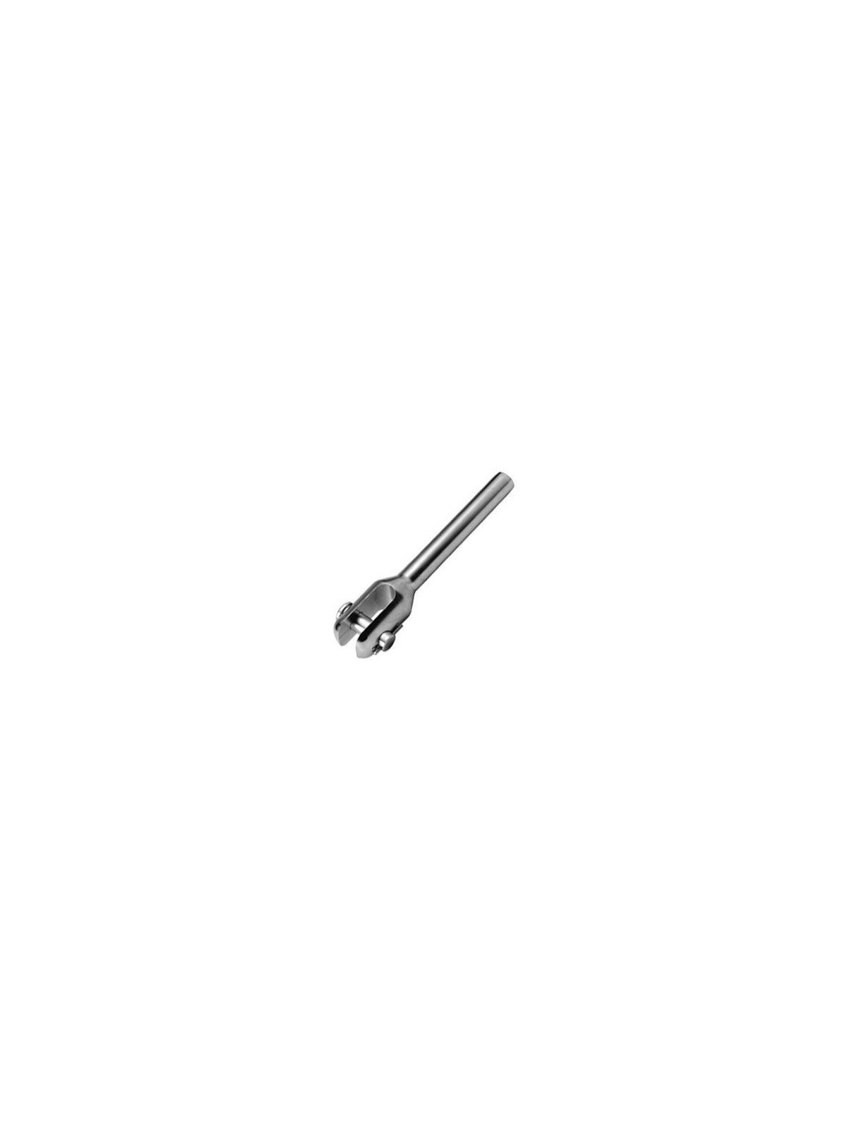 crimp with machined fixed fork terminal