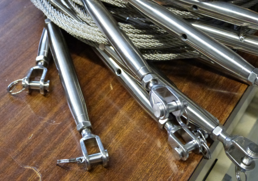 Ridoirs & tendeurs inox : dimensionnement, ISO vs UNF